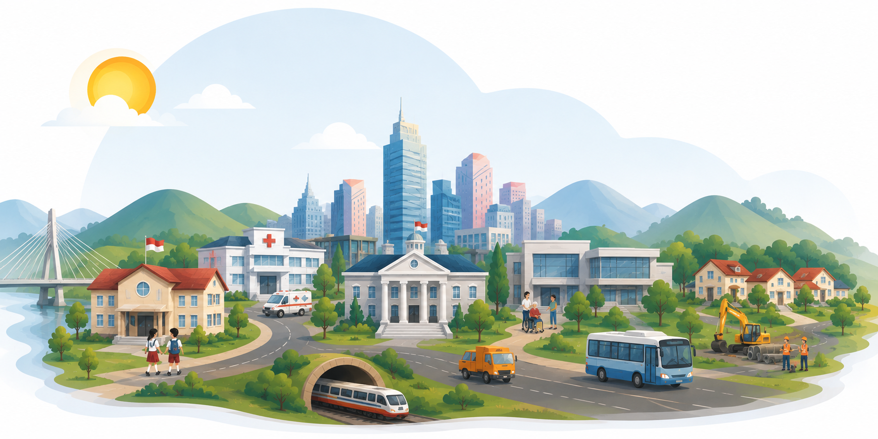 Ilustrasi layanan publik daerah